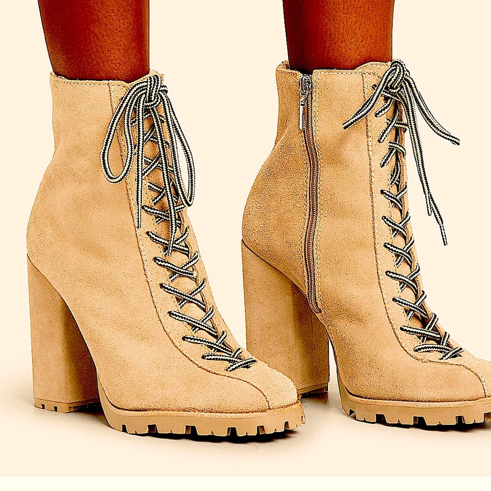 Schutz Nina Lace-up boots